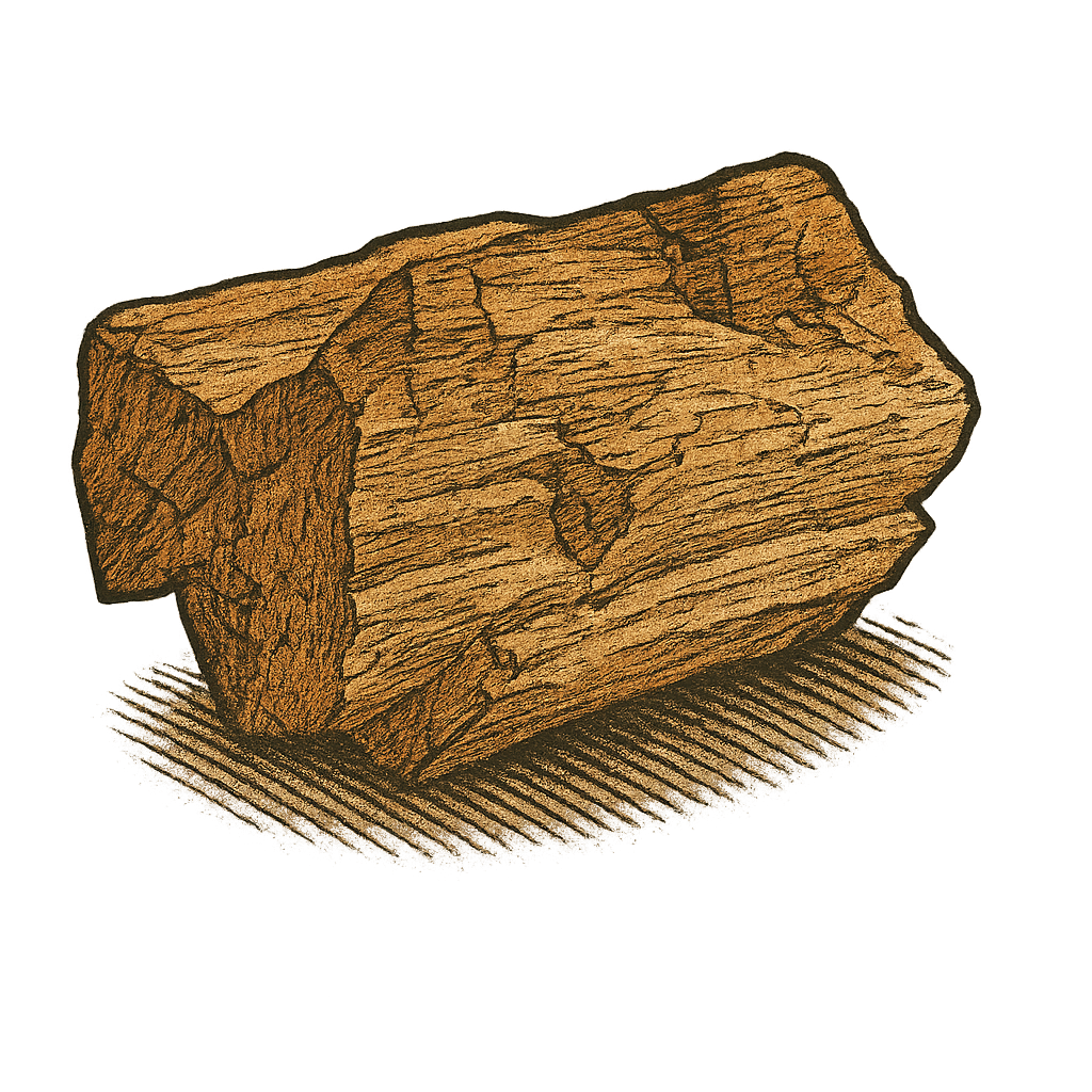 Versteinertes Holz